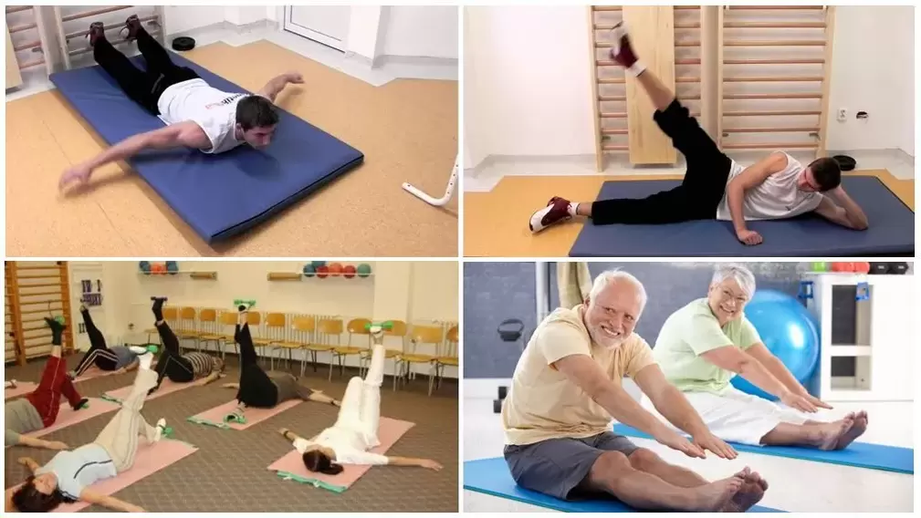 cvičení pro bederní osteochondrózu